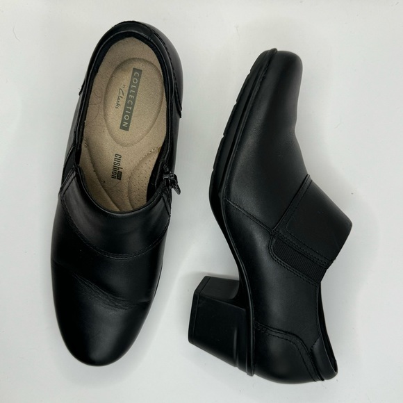 Clarks | Leather Mules - Picture 3 of 12